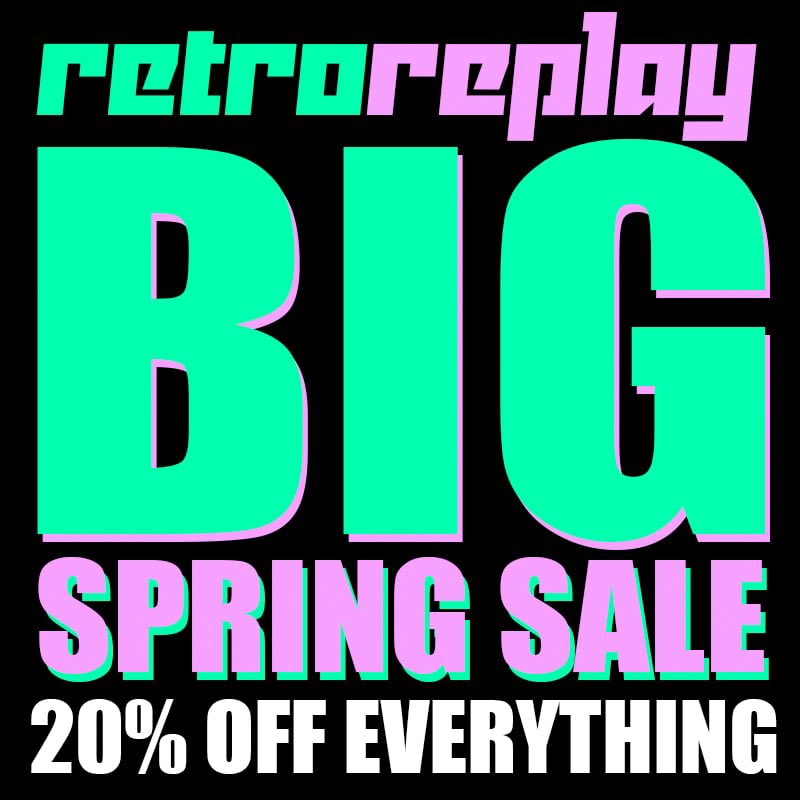 Retro__Replay's tweet image. The Retro Replay BIG Spring Sale is coming! This weekend save a MASSIVE 20% on everything in stock at ShopRetroReplay.com! Sale ends at midnight this Sunday, so don’t miss out!
#videogames #nintendo #retrovideogames #videogamecollection #videogamecollector #retroreplay