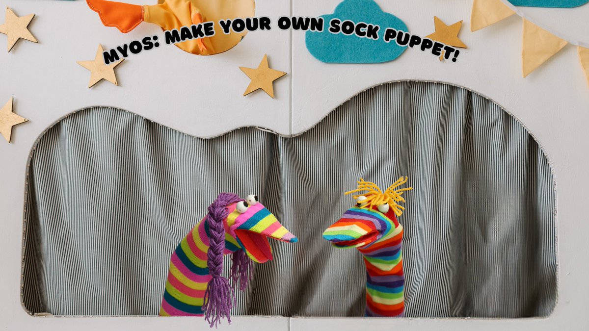 remingupthehill's tweet photo. introducing… MYOS(P): MAKE YOUR OWN SOCK PUPPET :D please quote this with your final designs id love to see them! and the best puppet will be written into the big show later!  #CAMPSTAFFAWAY https://t.co/IRsqpU1AHT