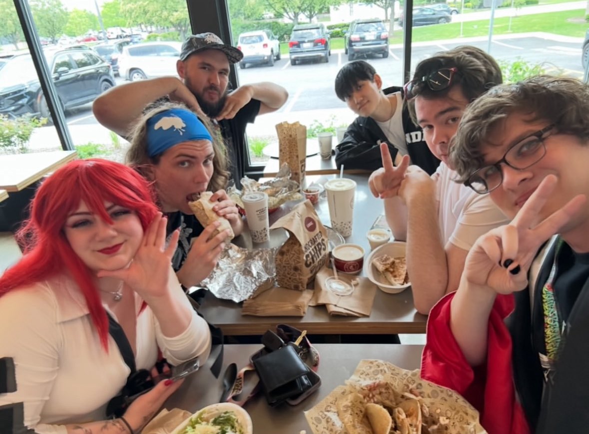 what better way to cope with missing combo breaker than going to locals tonight with my besties <3 #COMBOBREAKER #combobreaker2025 #fgc #ggst #jacko #jackosweep #jackocosplay #guiltygearcosplay #GUILTYGEAR