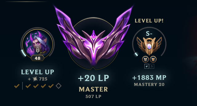 500 LP

pero sigo siendo malo lol