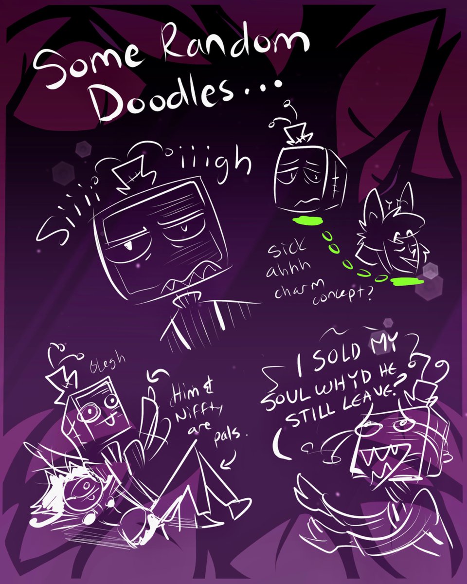 I’m currently doing a #bartendervox fancard giveaway over on insta, and I thought it would be fun to put it on here, too! Rules are in the pics, but I’ll also type them down below (biggest difference is that there will be 3 winners here. Good luck!)

#hazbinhotelfanart