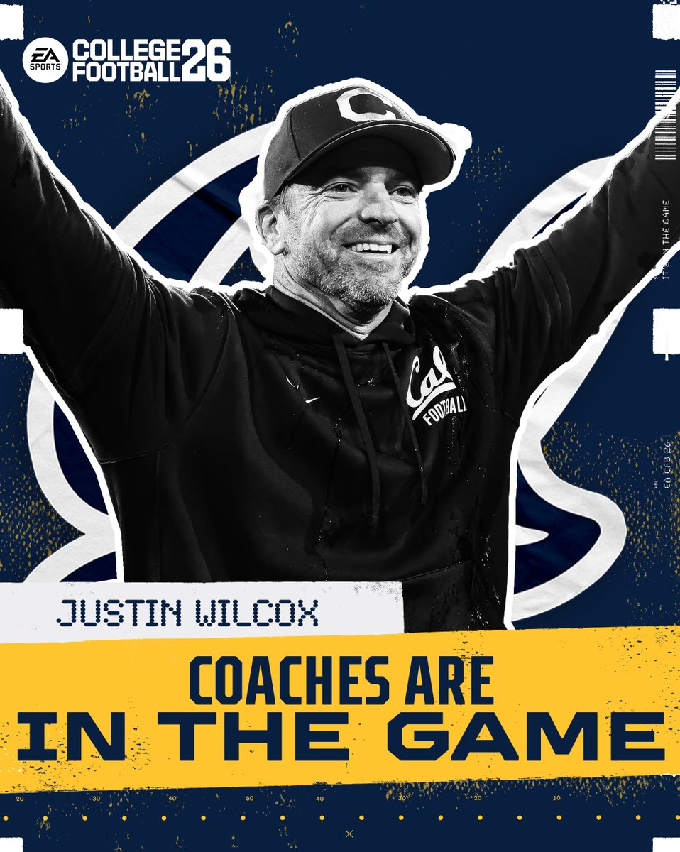 He's in the game! 🎮

#GoBears x <a href="/EASPORTSCollege/">EASPORTSCollege</a>