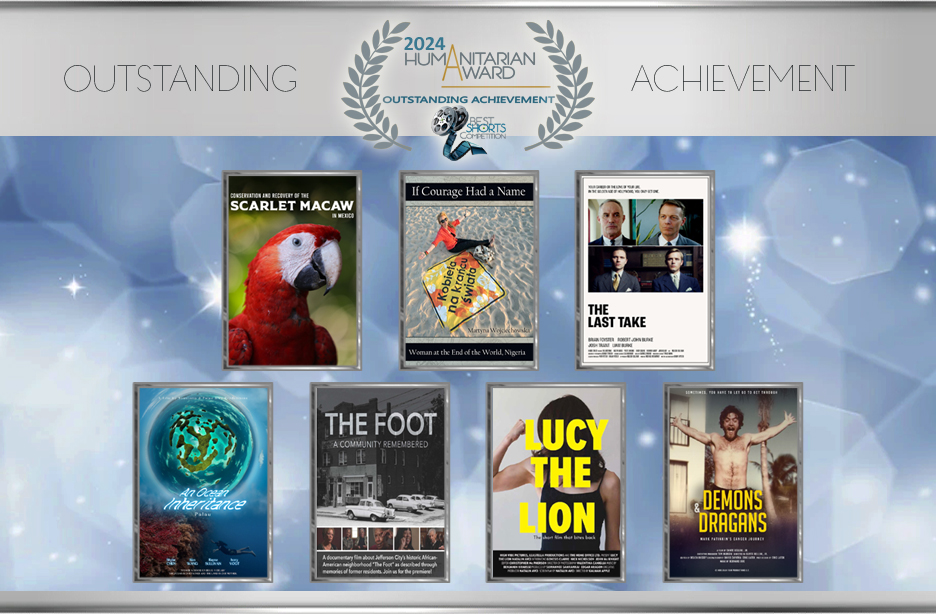 CONGRATULATIONS to all the 2024 Best Shorts Humanitarian Award Winners! The Judges are honored to present this significant award to these deserving filmmakers! We salute you and your desire to bring change to the world through excellent filmmaking!

bestshorts.net/humanitarian-a…