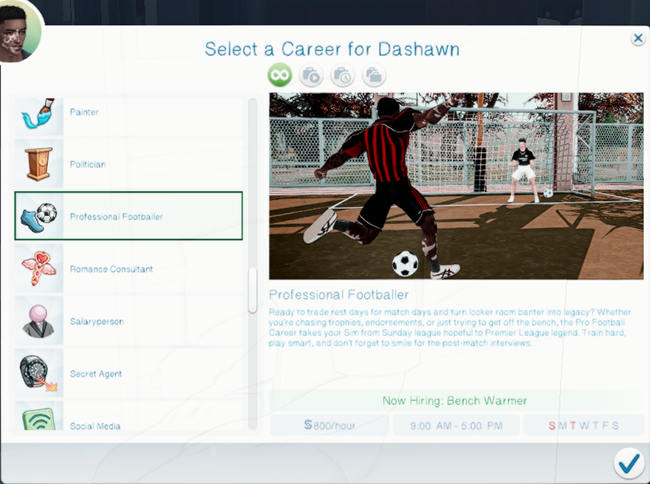 danitysimmer's tweet photo. New mod alert; Football NOT Soccer out on Patreon! Join the Premier League with your Sim and start as a Bench Warmer but obviously without going to a Football Trial! 🔗⬇️ https://t.co/sBiOCcggfl