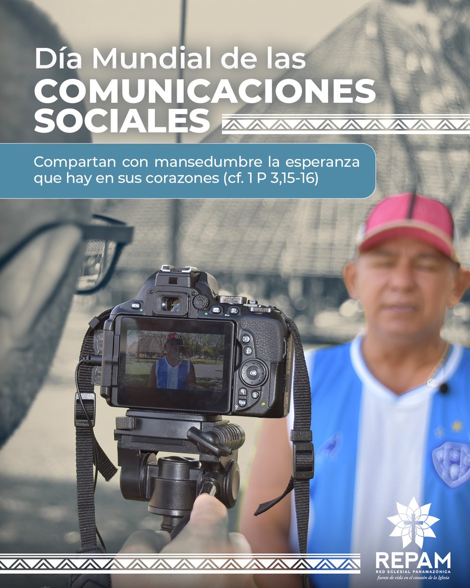 🏹✍️ Día Mundial de las Comunicaciones Sociales: ¡En sintonía con la Amazonía, tejiendo esperanza!

✍️ Que la comunicación de la REPAM resuene como el canto de los pájaros del bosque, llevando esperanza a cada rincón de la Amazonía y del mundo.