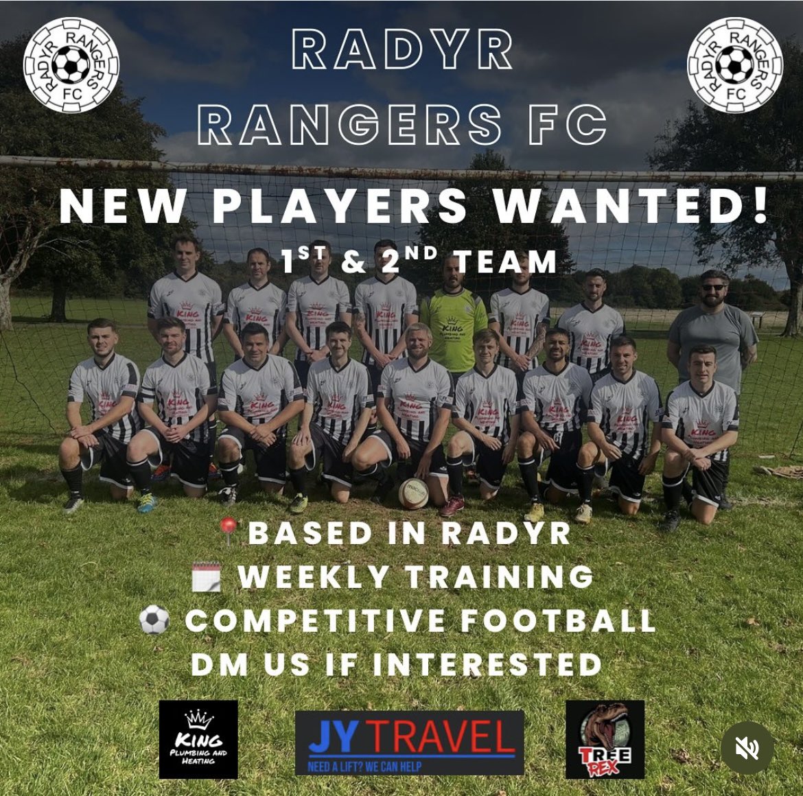 We are recruiting for our 1st and 2nds senior teams for next season. 

Whether you have played at a higher level, or just want to enjoy competitive football again we would love to hear from you! 
📍Radyr Based
🗓️Weekly training
🥅Ambitious goals

Drop us a message to get involved