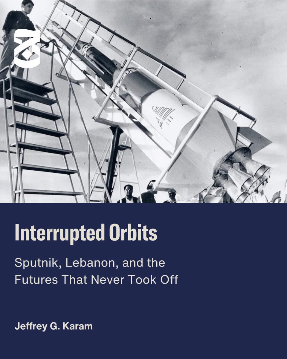 JGKaram's tweet photo. What if the #Arab world had its own #Sputnik moment—and it was buried?

In my latest essay for @aljumhuriya_eng , I explore #Lebanon’s forgotten #rocket program and the forces that erased it, revealing how power rewrites futures and buries ambition. ⬇️ https://t.co/0d9xzyOYLE