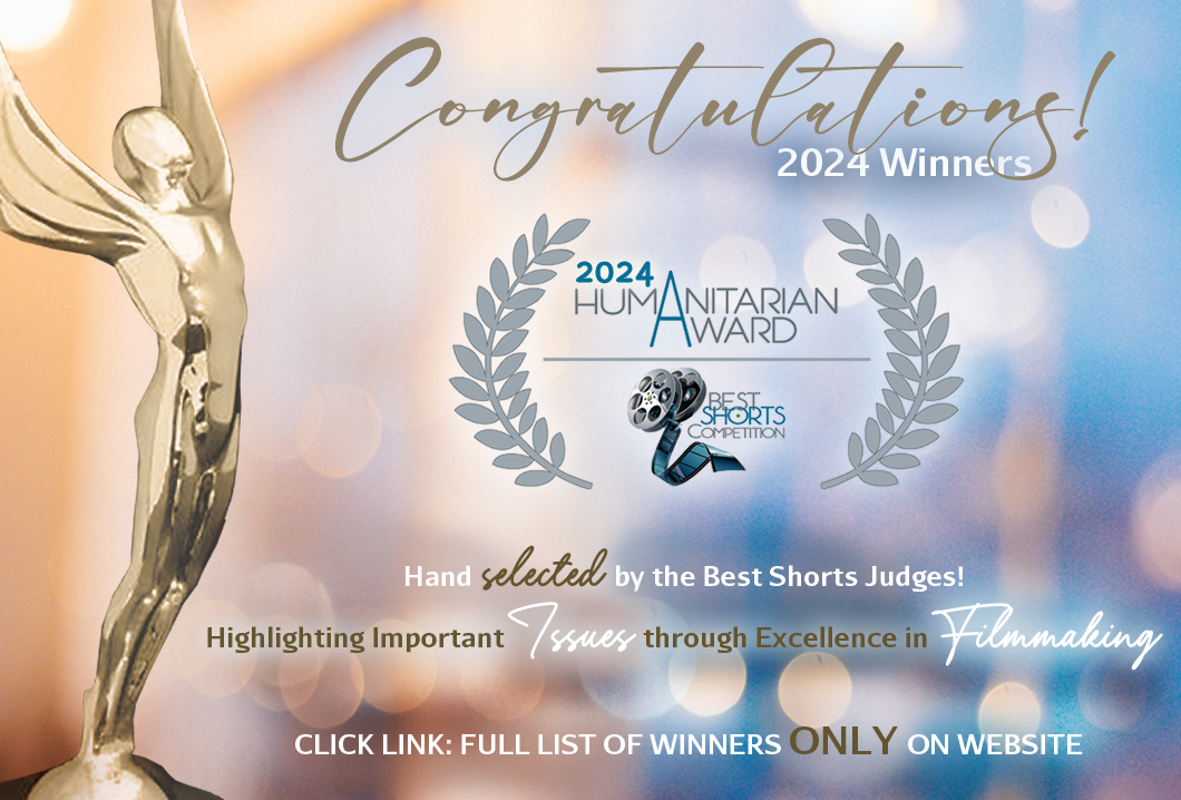 CONGRATULATIONS to all the 2024 Best Shorts Humanitarian Award Winners! The Judges are honored to present this significant award to these deserving filmmakers! We salute you and your desire to bring change to the world through excellent filmmaking!

bestshorts.net/humanitarian-a…