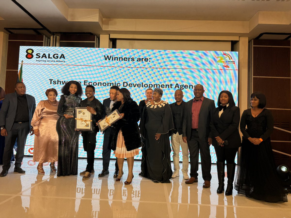 SpeakerofJoburg's tweet photo. Proud moment for the City of Johannesburg!
We are the 2nd Runner-Up in Municipal Capital Grants for Service Delivery (Metros) for 2023/24.
#InspiringServiceDelivery #JoburgExcellence https://t.co/lEHn5IGWmy