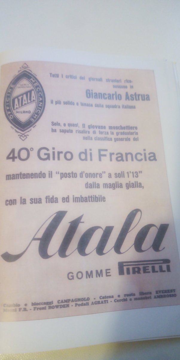 Oggi durante la tappa Biella Champoluc, i telecronisti hanno ricordato  il regista Gastaldi nativo di Graglia/BI. Mi piace ricordare Giancarlo Astrua anche lui di Graglia in Valle Elvo, ciclista degli anni '50, che ha corso sia il Giro che il TDF. #raigiro