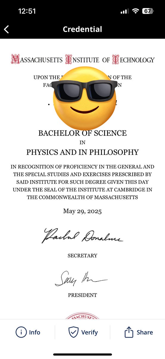 Out in the big, wide world now. 
#commencement #mit