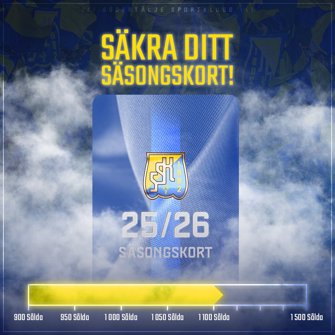 Ni öser på! Från och med söndag släpper vi alla reservationer från föregående säsong. Säkra din plats: sskbiljett.se

#TwittSSK