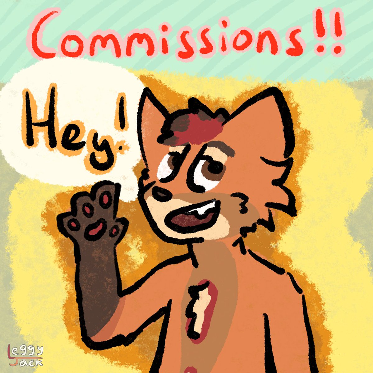 Leggy Jack🦵🐺 (Comms Open!!) tweet media