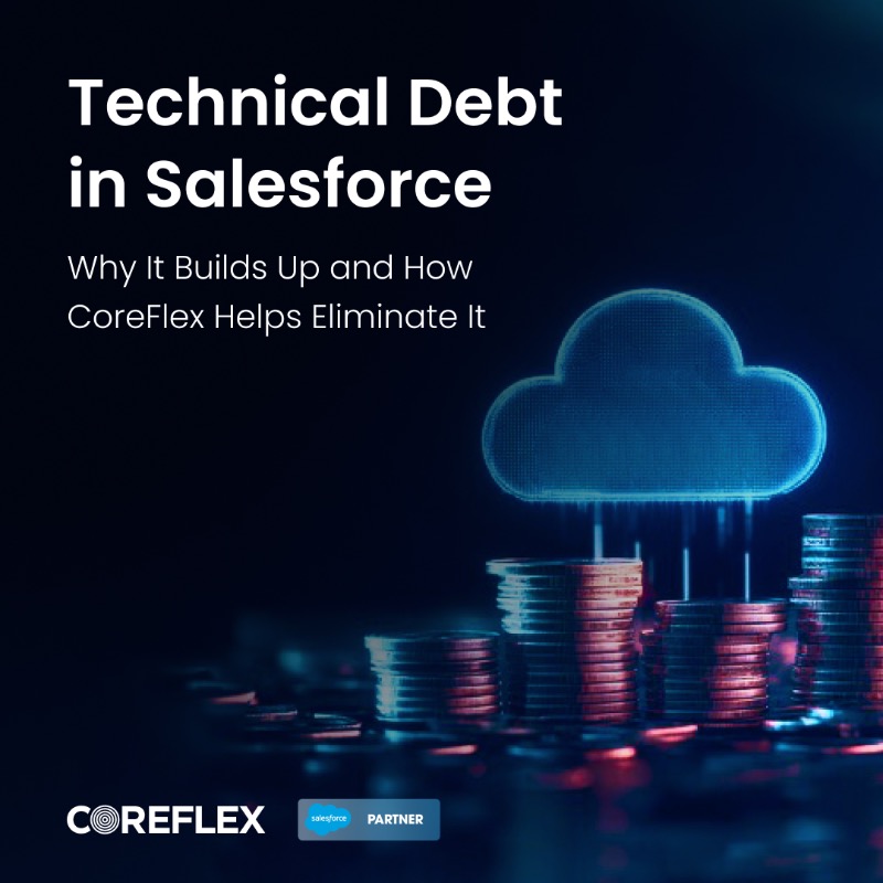 CoreFlexInc's tweet photo. Hidden inefficiencies  &amp; technical debt can slow down performance, drive up costs.

We help enterprises gain measurable improvements like:
✔️ 83% drop in daily Apex exceptions
✔️ 16.5% reduction in SOQL query load

👉 Read more and regain control of your @Salesforce environment.