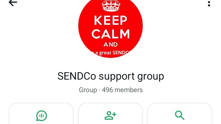 Almost 500 SENDCos in this amazing WhatsApp group. We also have other SEND professionals (EP, SALT, OT, CAT, EHCP-Co, SLT line managing SEND, EAA etc) in here supporting. Comment below if you'd like to join