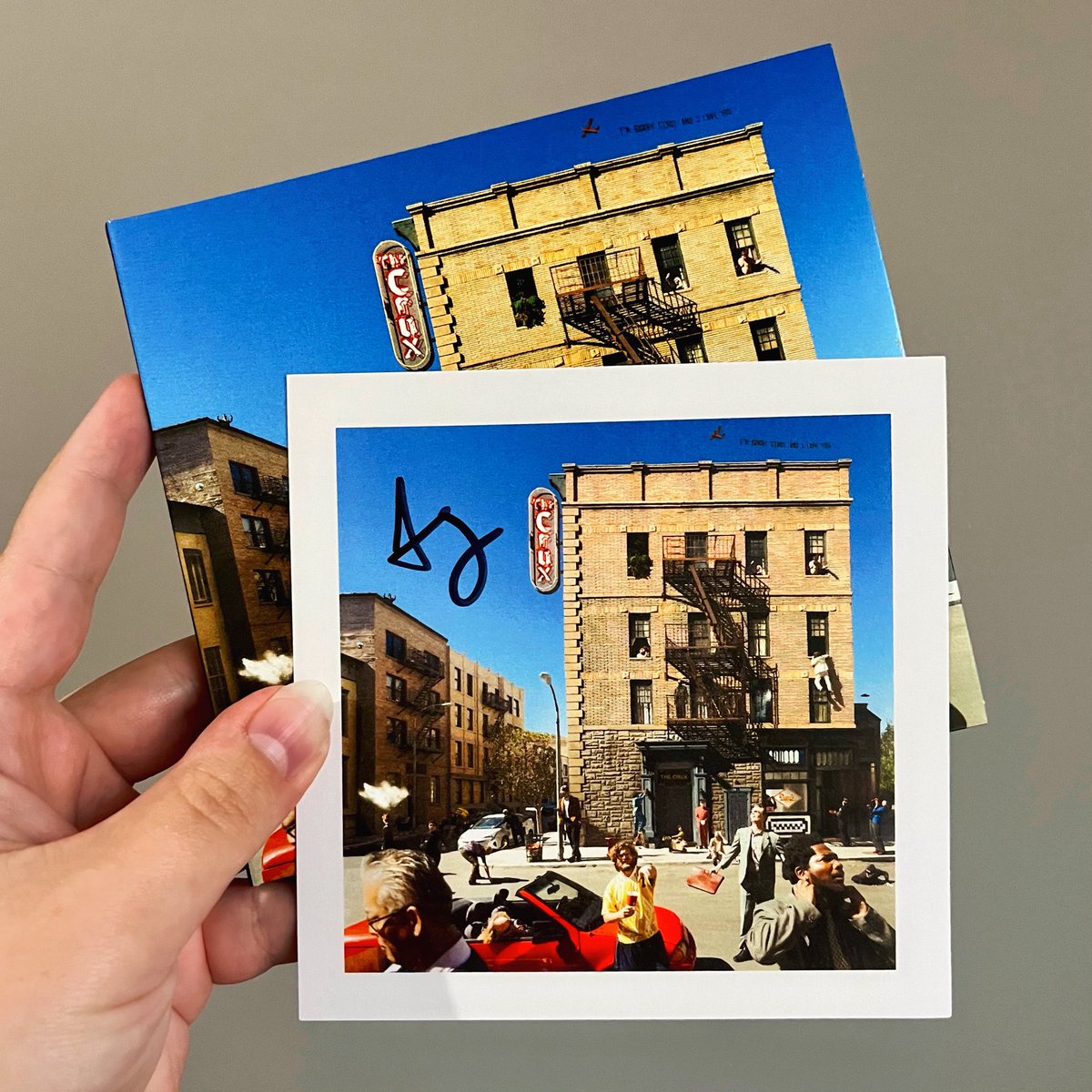 taurusdjo's tweet photo. My most prized possession, who else got theirs?

#djo #djothecrux #thecrux #signedcd 💿 https://t.co/jpX8pvXWu3