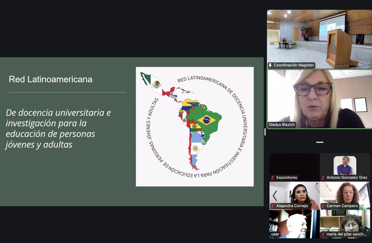Observa_EPJA's tweet photo. PRESENTACIÓN LIBRO
“Diversos Rostros de la Educación de Personas Jóvenes y Adultas (EPJA): Hacia una Visión de las Universidades Públicas Latinoamericanas”, Red Latinoamericana de Docencia Universitaria e Investigación para la #EPJA
Dra. Carmen Campero
Dra. Gladys Blazich https://t.co/JFlVgP1r4j