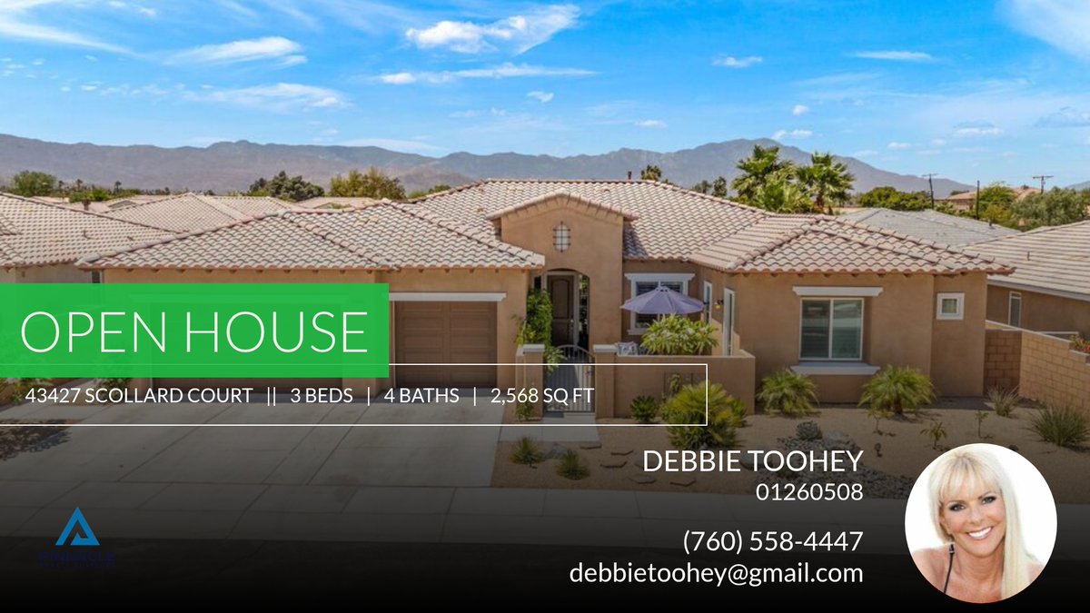DebbieToohey's tweet photo. Don't miss the chance to tour this fantastic property May 31st at 11:00 AM! Show someone who should attend this open house! 😮

Debbie Toohey
Realtor, Pinnacle Realty Ad... https://t.co/N3W1bInPbn https://t.co/qoMokTL4aS