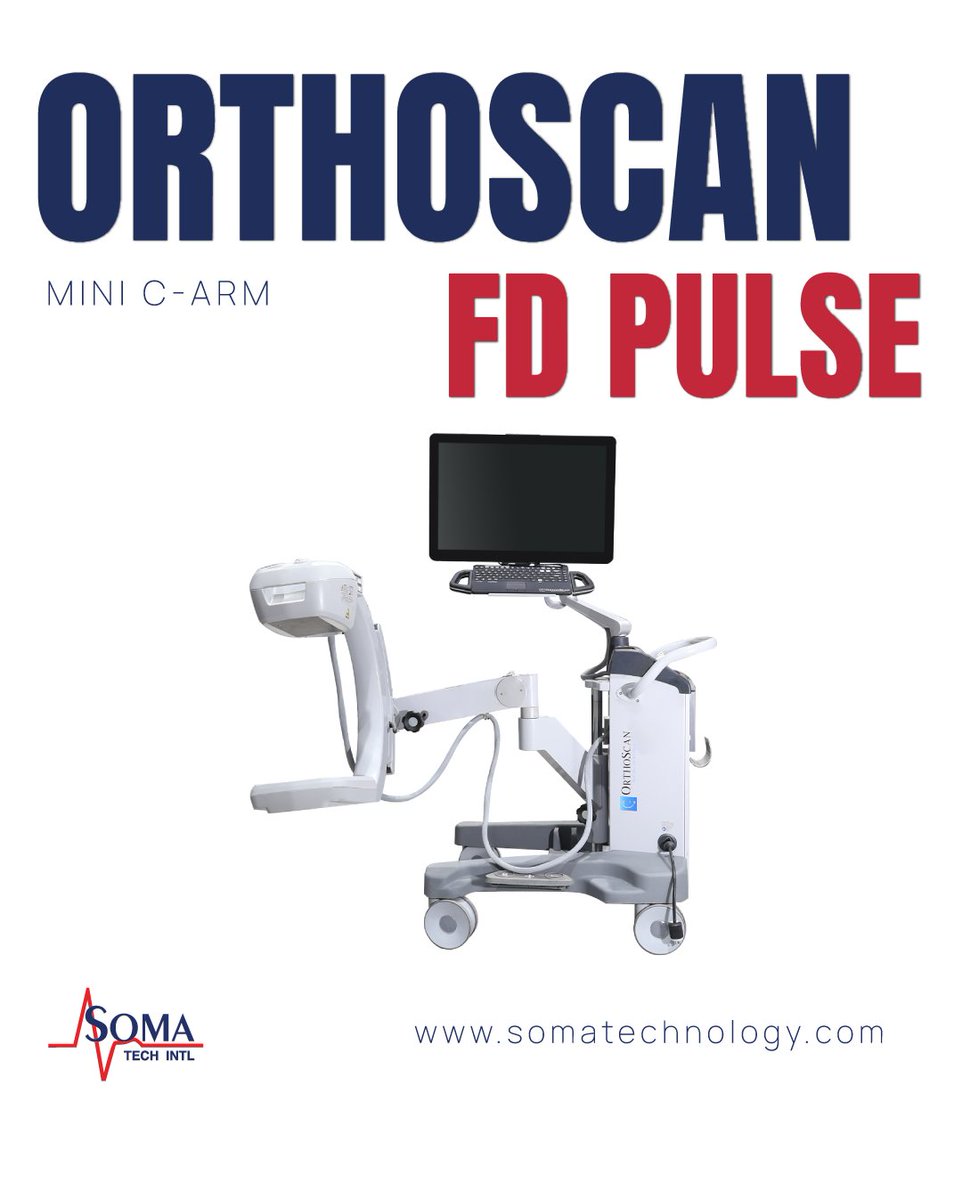 somatechintl's tweet image. Big imaging in a small package. The Orthoscan FD Pulse gives you low dose, expansive views and built-in LED lights, perfect for tight OR spaces.

🔗 bit.ly/orthoscan-fd-p…

#OrthoscanFDPulse #MiniCArm #SurgicalImaging #DoseReduction