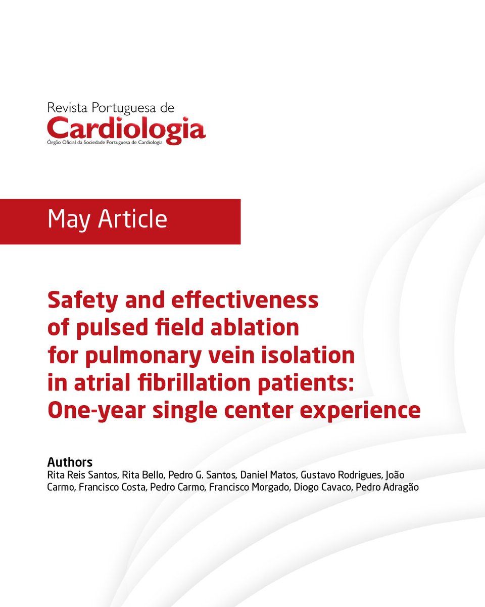 Pulsed field ablation - a revolution in Electrophysisology.​

Know more➡️revportcardiol.org/pt-safety-effe…