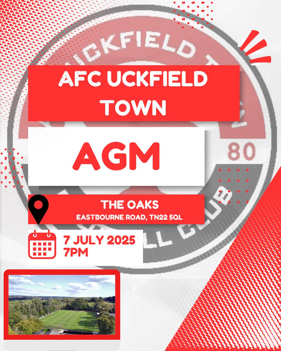 Our AGM will be held on the 7th July at 7pm.
If you would like to get in involved with the club please come along. ❤️🖤