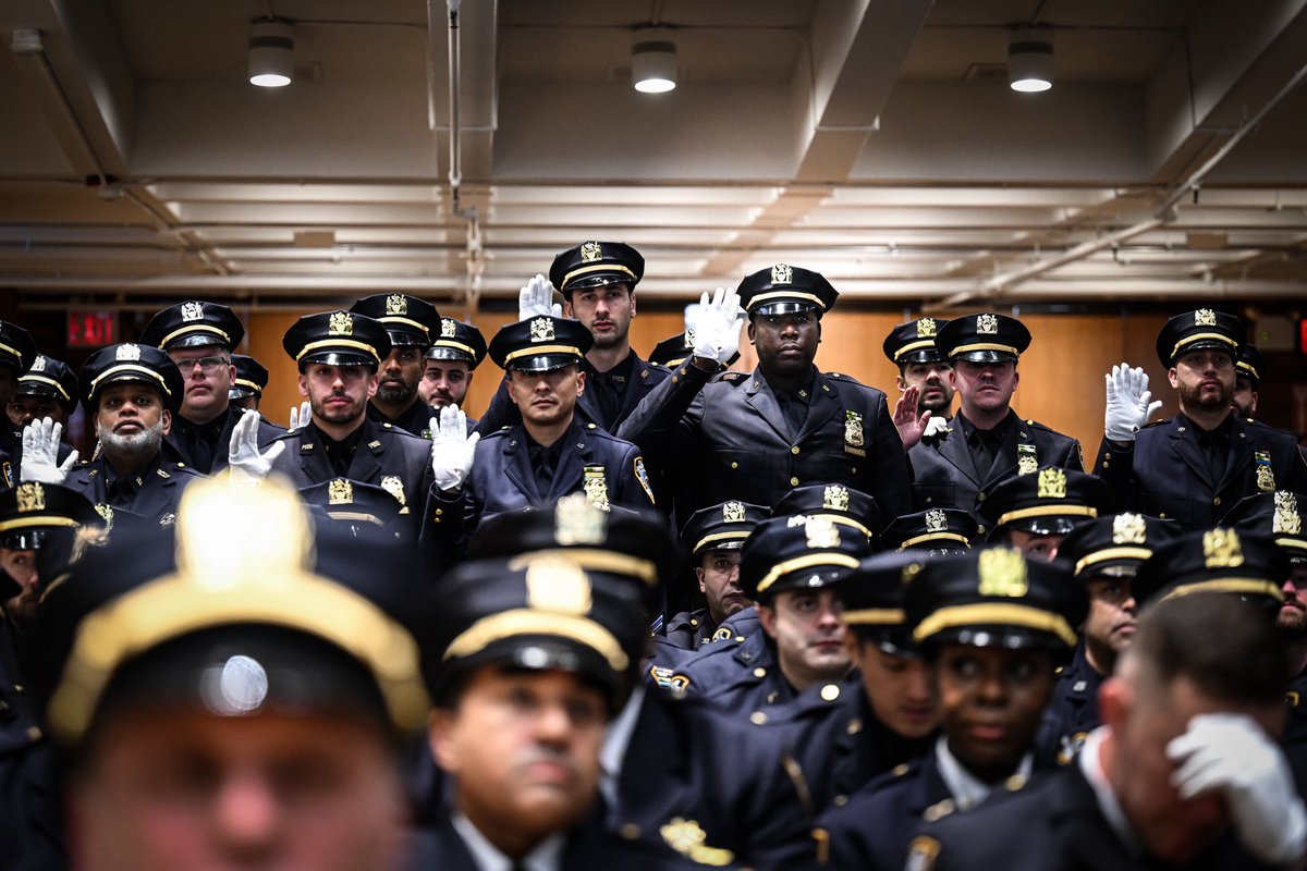 NYPDPC's tweet photo. Congratulations to everyone promoted today! A career in the NYPD is about service, leadership, courage, and compassion – qualities that today’s promotees have shown again and again. They have what it takes to be the best, and they will shape the future of our department. https://t.co/AmMvoq1saA