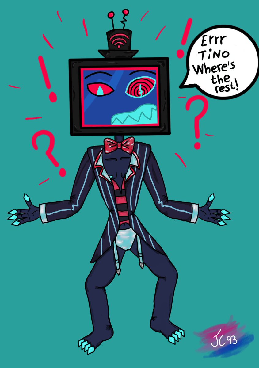 Jade_C93's tweet image. Silly doodle today 🤣 Valentino picked the outfit
#vox #HazbinHotel #Hazbinvox #hazbinhotelvox