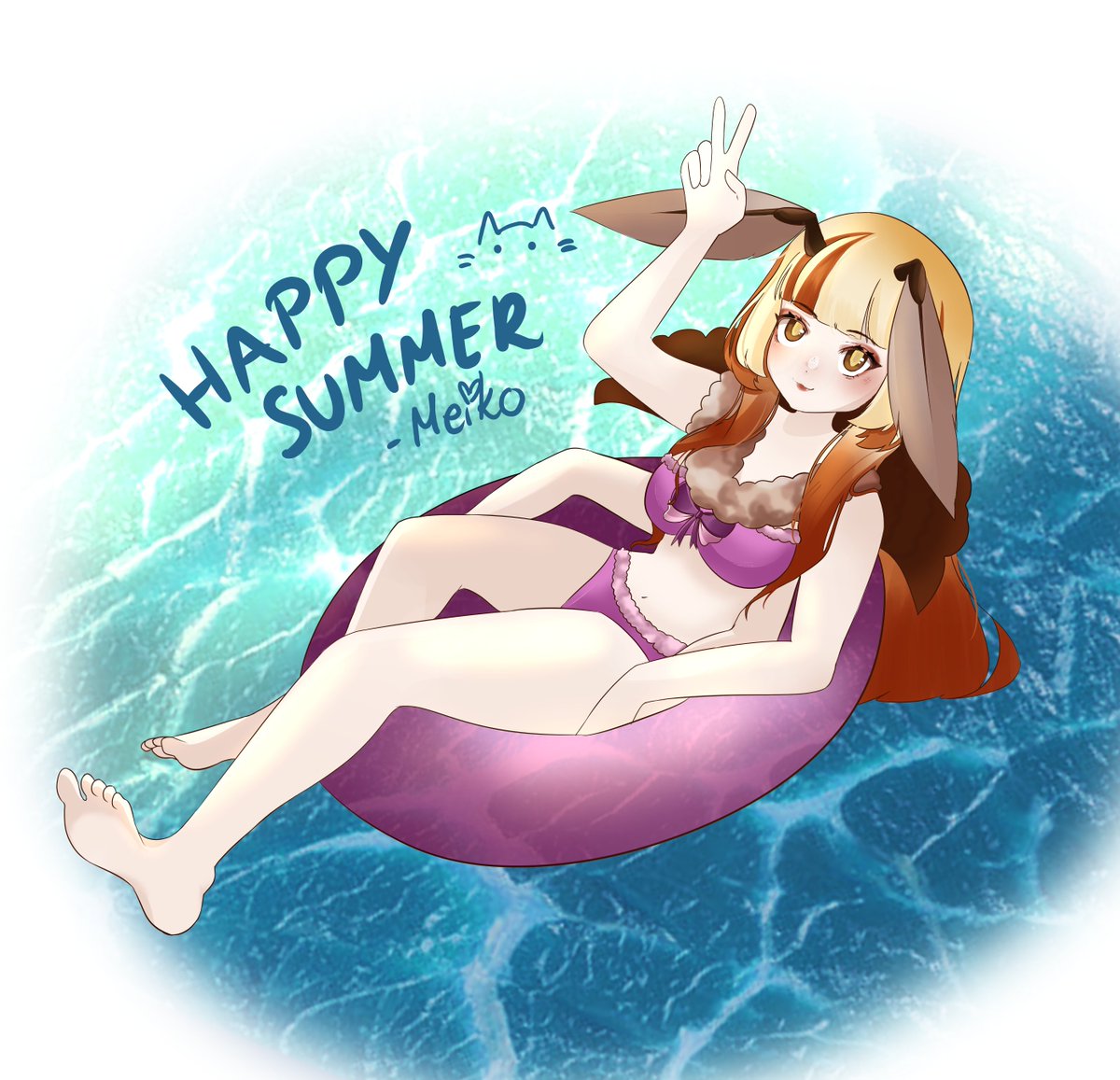 MeikoDrive's tweet photo. Drawn to the light... or maybe just the summer fun~
happy summer everyone!

#Vtuber #vtube #art #moth #summertime #ENVtuber #VArtist #DigitalArt #OCArt #MothVTuber https://t.co/s9zr5Bp9u0