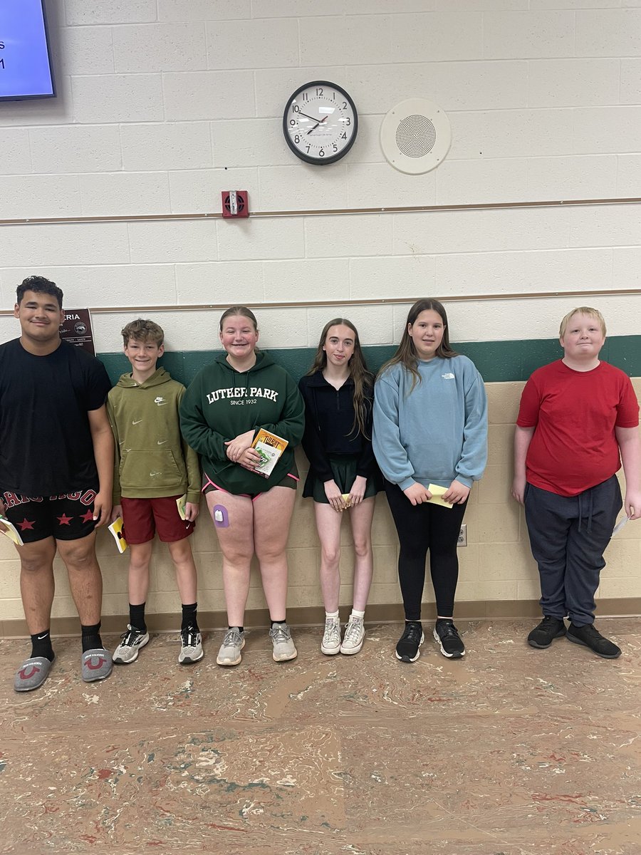 This weeks recipients of Doing What’s Right Matters!