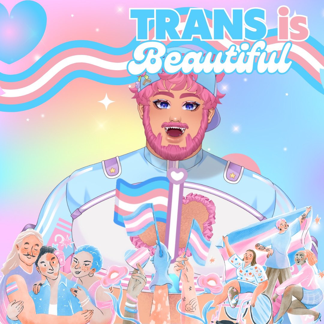 🏳️‍⚧️Trans is Beautiful!🏳️‍⚧️

Trans Lives Matter 
Trans People Have Always Existed 
Trans Rights are Human Rights 
Trans People Are Beautiful 

#trans #PrideMonth