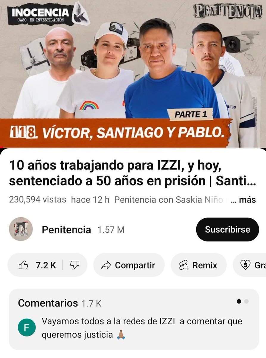 archundiia_aa's tweet photo. JUSTICIA para Víctor Santiago y pablo, apoyen y vean el caso y si no YA cancelen sus servicios de Izzi porque no apoyan y dejan morir solos a sus empleados @izzi_mx @c4jimenez  @Carls_C4 #viral #Justicia #unidos #noestansolos @Penitencia_Mx @saskianino @ https://t.co/plnbnynDBG