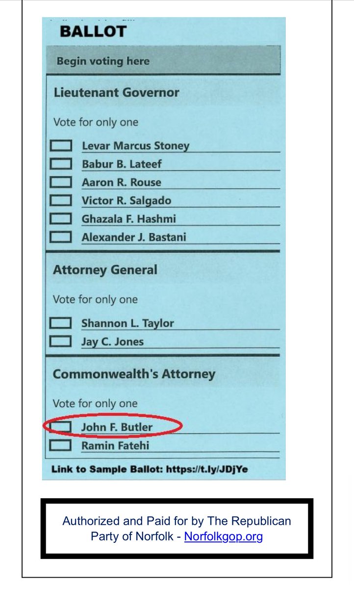 🚨 Endorsement Alert! (Not the Onion!)🚨 

The Norfolk GOP has endorsed my opponent in the *Democratic Primary,* saying he's “the right man” for the job. 

Dude quit his job under Mark Herring to work for Trump’s DOJ. Over a quarter of his money is from Republicans. He brags 1/2