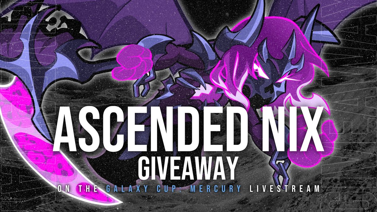 We will be giving away an Ascended Nix Skin during the Galaxy Cup: Mercury livestream tomorrow! Make sure to tune in and enter for a chance to get this amazing skin!

⚔️ challengermode.com/s/GalaxyCup/to…
📺 twitch.tv/spaceatronix

#Brawlhalla #Giveaway