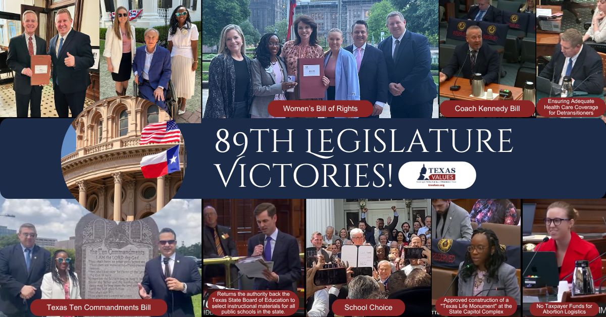 “Back to basics is the theme for the 2025 Texas Legislative Session by putting parents first, putting the Ten Commandments back in public school classrooms, and putting the one true definition of “male” and “female” in state law, and much more. Texas voters got what they asked