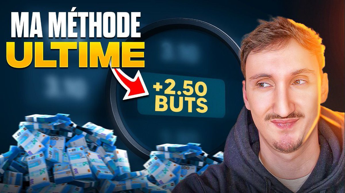 Nouvelle vidéo sur le Over 2.5 de Steven.

Il vous explique tout vous n'aurez plus d'excuses ensuite

Ca se passe ici 👉 youtu.be/qp5zvOV7-H0