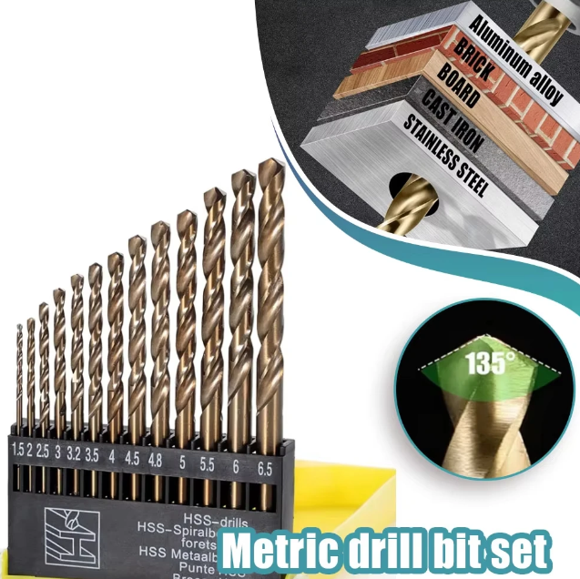smartshoptools's tweet photo. Need precision? 🛠️ Grab the 13pcs Metric Drill Bit Set for just $7.99! Perfect for all your DIY needs.

https://t.co/lg4Bs7K3Tj

#ToolTime #DrillBits #DIYProjects #HomeFix #ToolboxEssentials https://t.co/qq8uh6Qsam