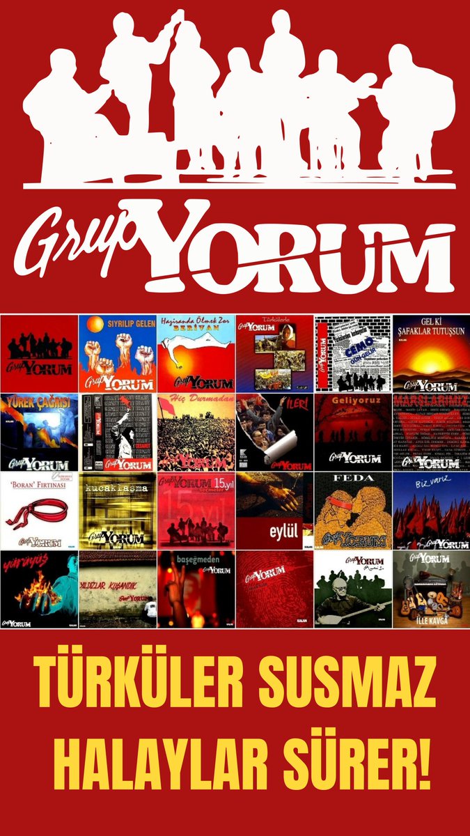 Türküler yasaklanamaz!
#grupyorumhalktırsusturulamaz