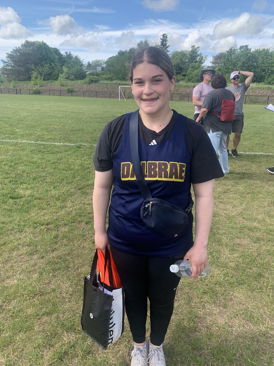 Provincial Champion! Way to go, Belle! 🥇in discuss!