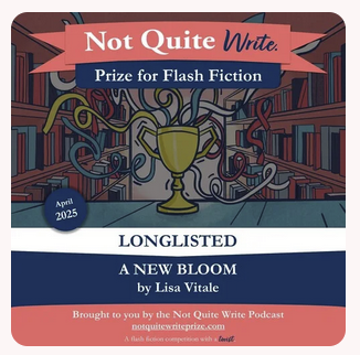 Longlisted in NQW!! I had so much fun not killing my darlings! 

And I got a shout-out from Ed at 1hr 29 mins - sorry Ed, Maisey didn't kill her husband in *this* story ;)

#NQW #notquitewrite #writing <a href="/NQWpodcast/">Not Quite Write</a>
