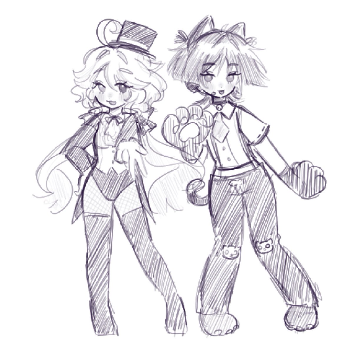 scararina in miku fits rgkg wdl when im bothered to color #Furina  #scaramouche