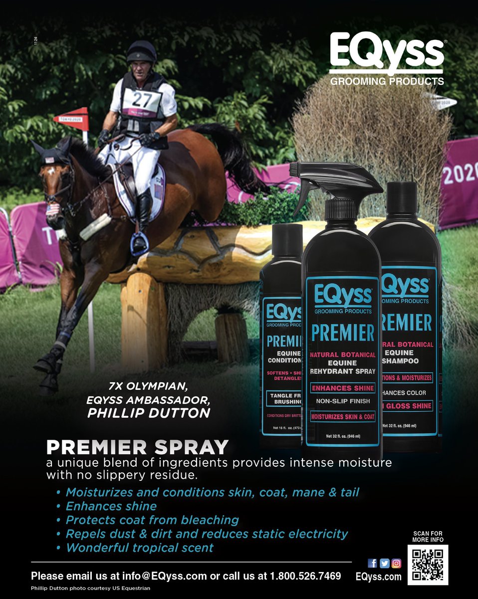 Summer skin needs the @Eqyss Premier Line. eqyss.com/equine-product… Shop online and receive a 10% discount when you use the code MHC10