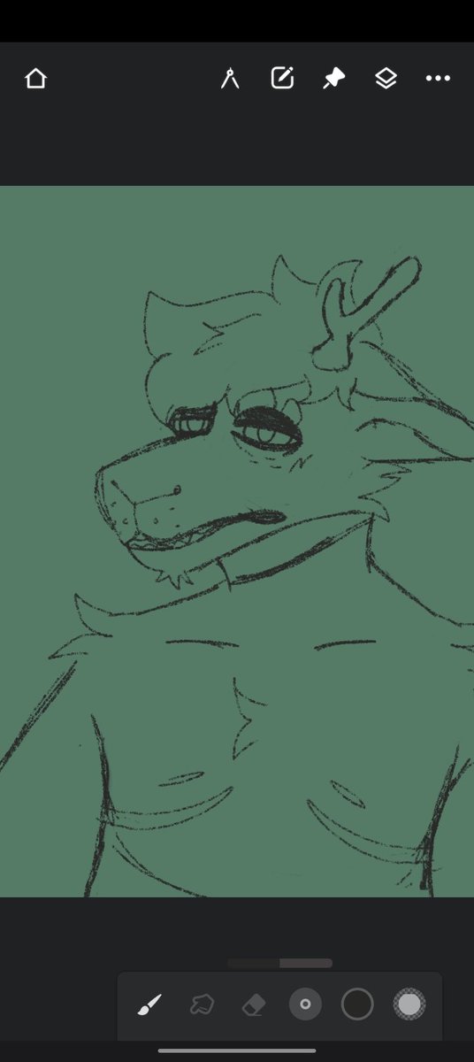 Finallyyyy have a day off I'll be working on art most the day 

I still have some head shot and ych open from awhile ago if anyone is interested my que is empty rn

This is Ghoul he's a undead deer/goat monster