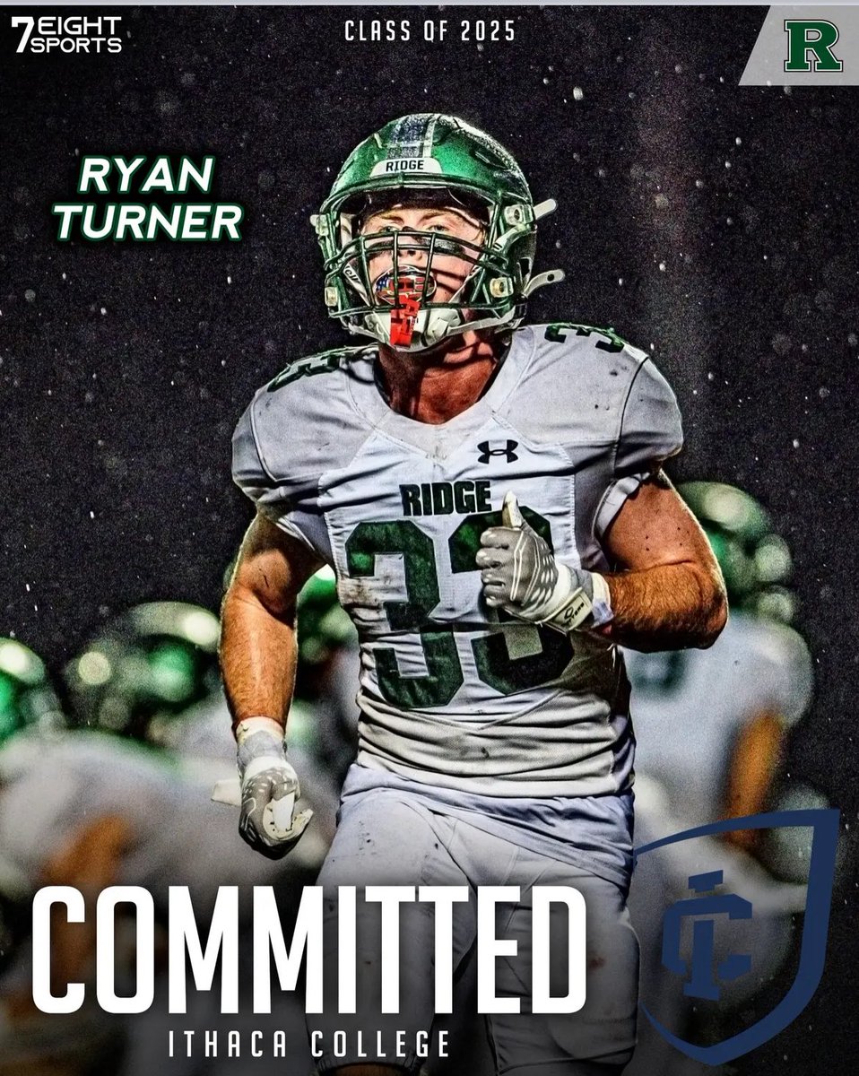 ridge.football (@reddevsfootball) on Twitter photo Congrats <a href="/_theryanturner/">Ryan Turner</a> on your commitment to <a href="/IthacaBomberFB/">Ithaca Bomber Football</a> . Another Ridge football player will be continuing their playing career at the collegiate level πͺ π <a href="/1_sutherland/">Coach Sutherland</a> <a href="/Ridgegameday/">RIDGE ATHLETICS</a> Congrats <a href="/_theryanturner/">Ryan Turner</a> on your commitment to <a href="/IthacaBomberFB/">Ithaca Bomber Football</a> . Another Ridge football player will be continuing their playing career at the collegiate level πͺ π <a href="/1_sutherland/">Coach Sutherland</a> <a href="/Ridgegameday/">RIDGE ATHLETICS</a>