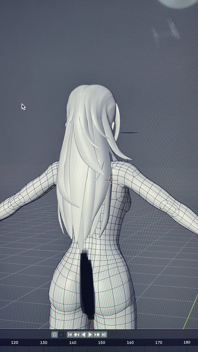 hair work <a href="/Blender/">Blender 🔶</a> 
#vtubemodel #Vtuber #blender