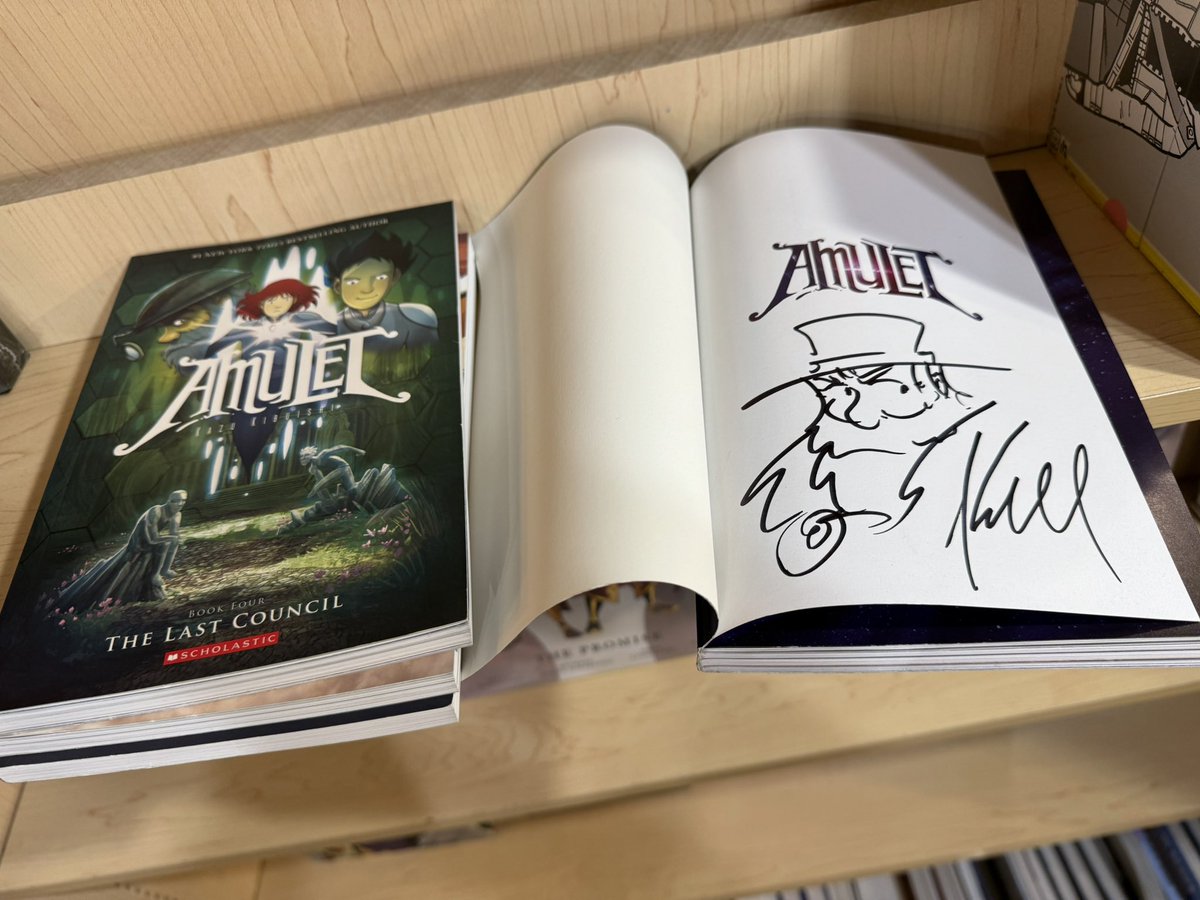 Kazu Kibuishi (@boltcity) on Twitter photo Walking through Boston and signed copies of Amuiet and The Most Boring Book Ever at Newbury Comics at the Faneuil Hall Marketplace and at Beacon Hill Books & Cafe. <a href="/newburycomics/">Newbury Comics</a> <a href="/BeaconHillBook/">Beacon Hill Books & Cafe</a> Walking through Boston and signed copies of Amuiet and The Most Boring Book Ever at Newbury Comics at the Faneuil Hall Marketplace and at Beacon Hill Books & Cafe. <a href="/newburycomics/">Newbury Comics</a> <a href="/BeaconHillBook/">Beacon Hill Books & Cafe</a>