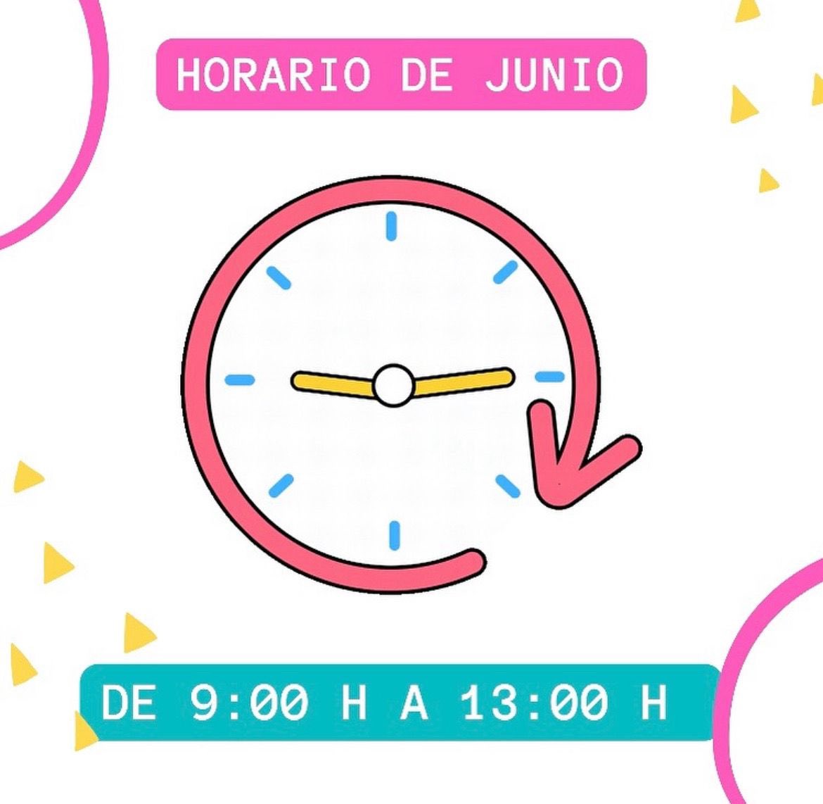 🚨¡¡ATENCIÓN!!🚨 

Recordamos que a partir del día 2 de junio y hasta el día 23, el horario lectivo será de 9:00 h a 13:00 h.

• Madrugadores: continuará de 7:30 h a 9:00 h. 
• Comedor: de 13:00 h a 15:00 h.
* Post-comedor (de pago).  De 15:00 h a 16:00 h.

<a href="/villadeiscar/">villadeiscar</a>