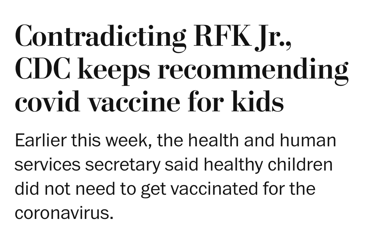 CDC now says all kids "may receive" COVID vaccines. This means insurance companies will likely still cover them. 

BUT new guidance is more confusing than a broad recommendation, &amp; vaccines during pregnancy now listed as "No Guidance/Not Applicable," which will decrease uptake.