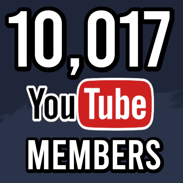 I don't know what I did to deserve this, but thank you so much for 10,000 Members on <a href="/YouTube/">YouTube</a> . I am truly in awe by the generosity of my great community. I'm so blessed to be able to live my dream, and I do not take this for granted. Thank you to all the people that support my