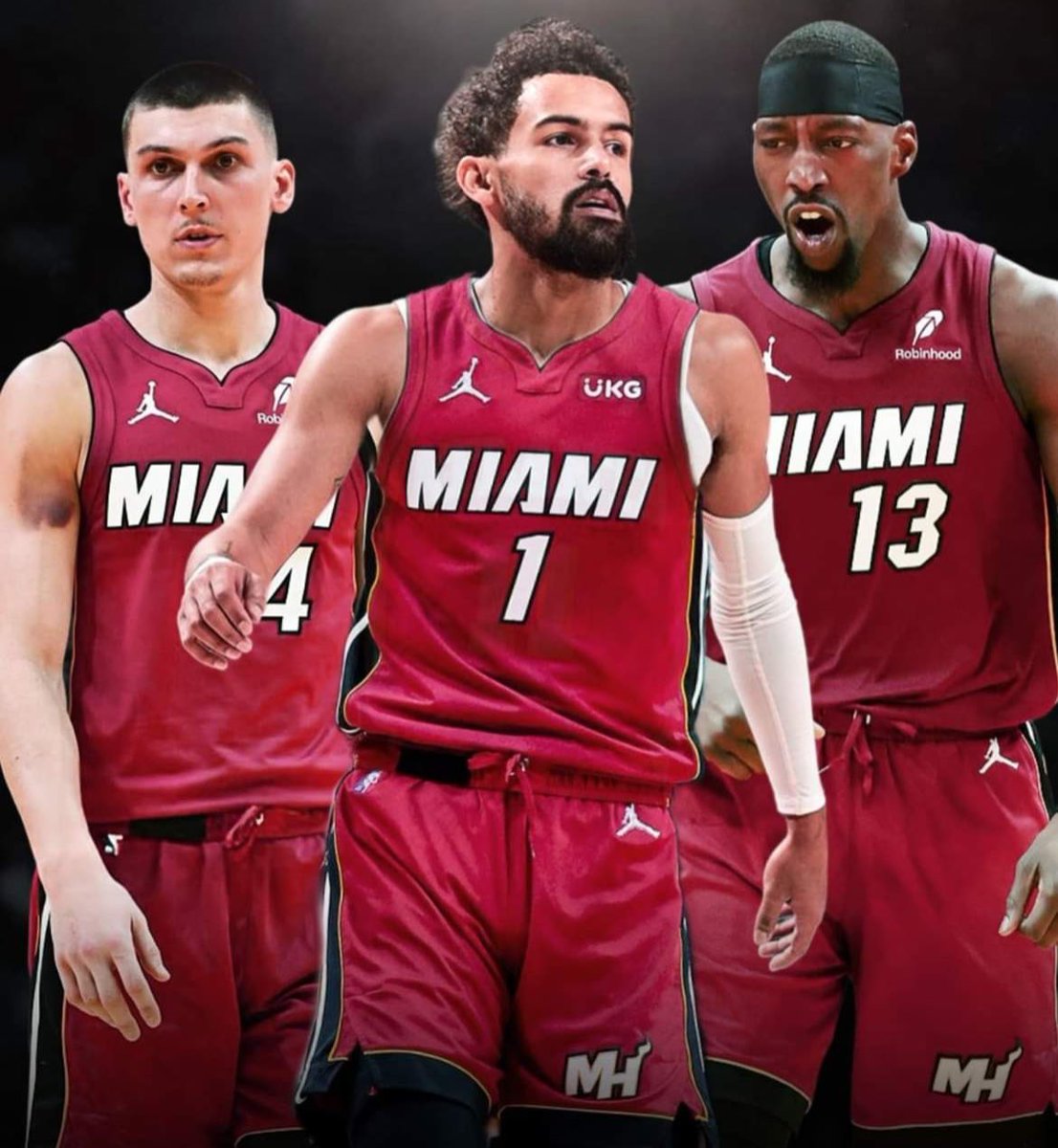 WadexFlash's tweet photo. Updated plans for the Miami Heat this summer:

- B/R has KD and Trae Young as “dream” targets
- Goal is to build around Herro/Bam
- Derozan and Westbrook are potential targets
- Heat are expected to extend an qualifying offer to Davion Mitchell

Off-season will be interesting🍿 https://t.co/hbW0P1KAuY