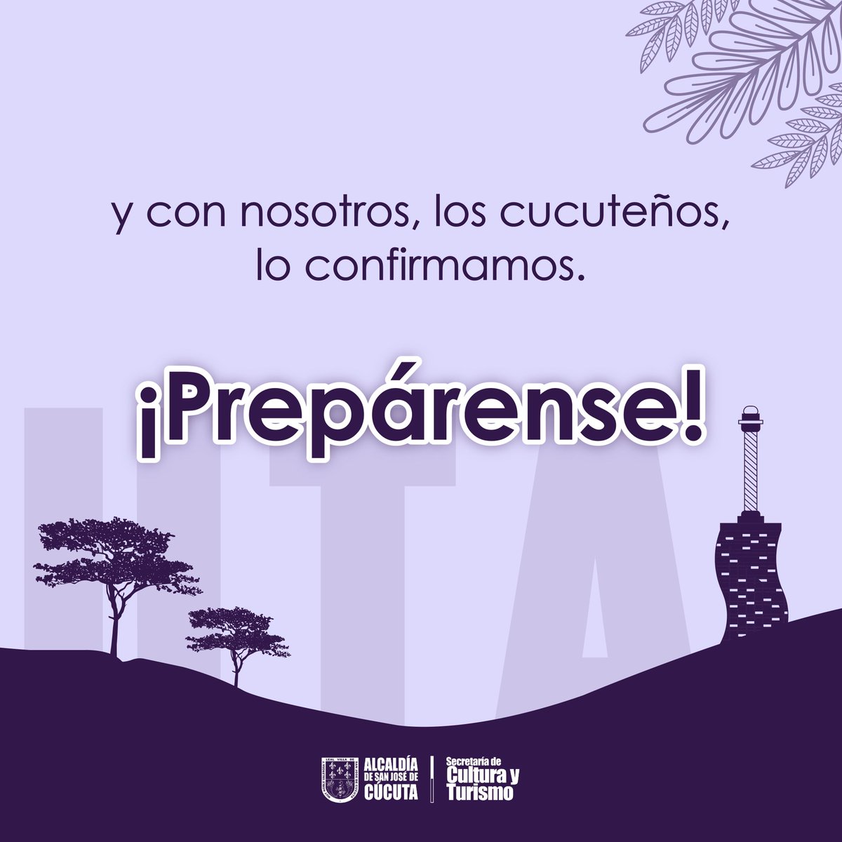Cúcuta también tiene razones para sonreír🖤❤️

Porque esta tierra cálida, valiente, y llena de esperanza este año va a crecer, abrazándonos como familia a través de los sonidos y la unión de cada uno de los cucuteños.

✨Las Ferias de Cúcuta 2025 están cada vez más cerca…